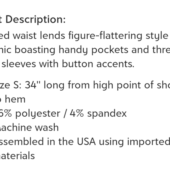 NWT Plus Size Tunic - Picture 5 of 5